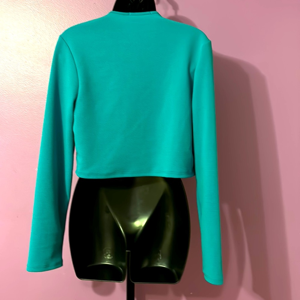 Turquoise Dress Jacket - Picture 2 of 3